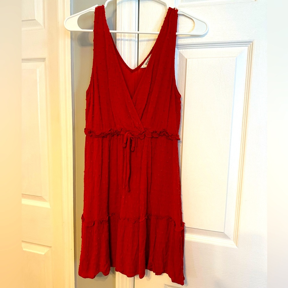 Speechless | Burnt Orange Midi Sundress (size S)